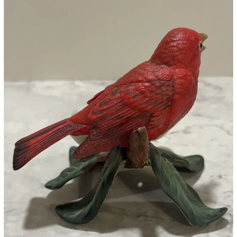 1996 Lenox Fine Porcelain Summer Tanager Bird Figurine